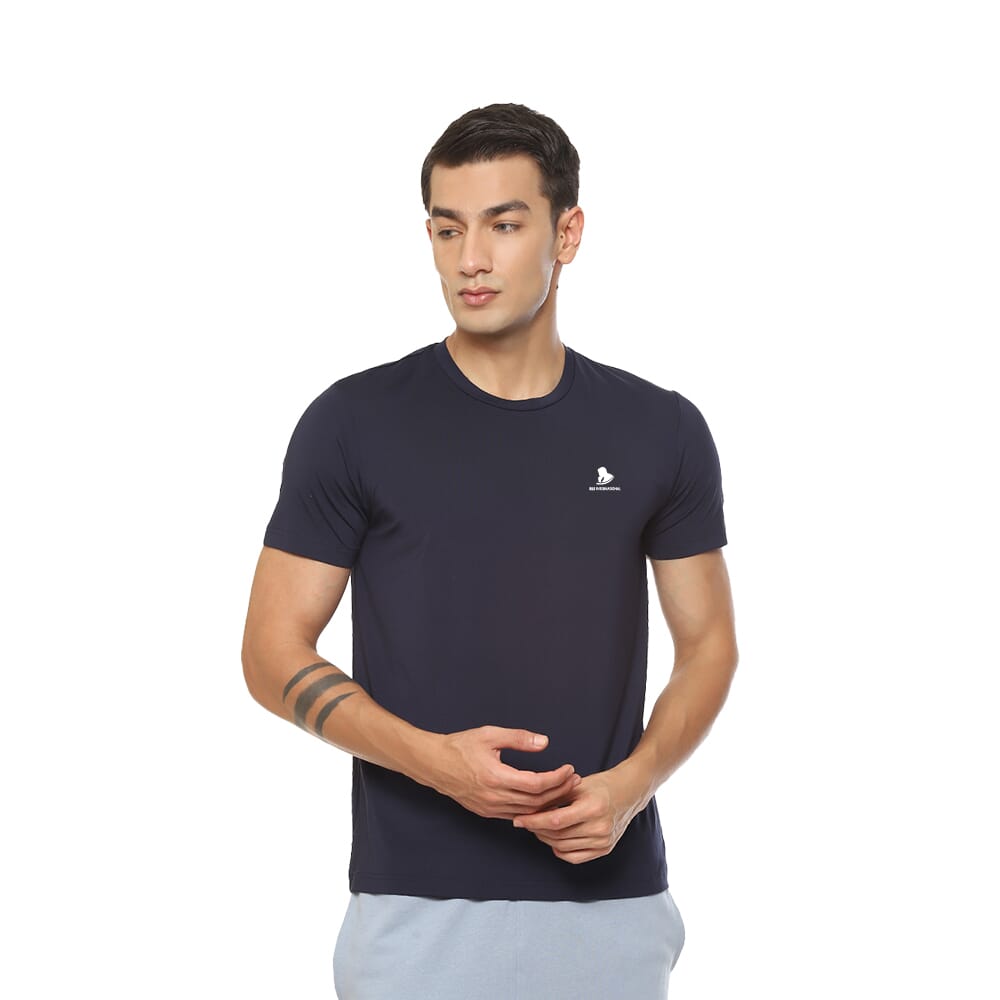 Hummel Genise Poly T-Shirt-Navy Blue